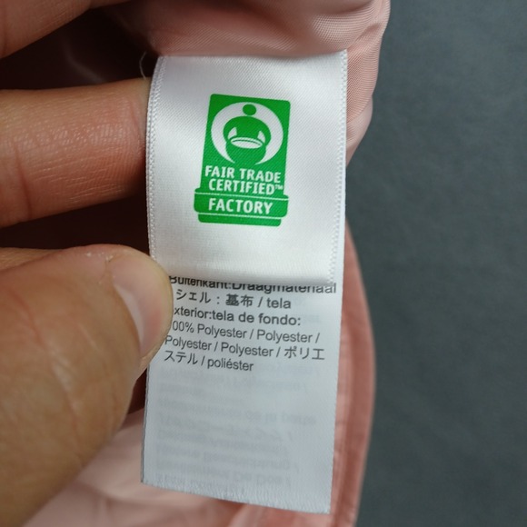 J Crew Crewcuts Quilted Vest Girls Medium‎ Pink Mock Neck Full Zip Outerwear - Picture 5 of 10